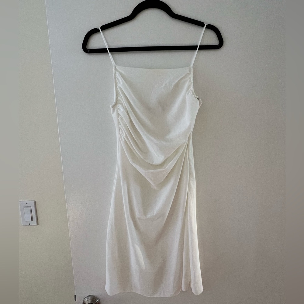 White superdown dress size small/medium